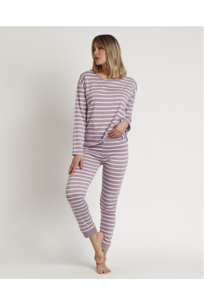 62558-0 PIJAMA OVERSIZE STRIPES HOME Admas