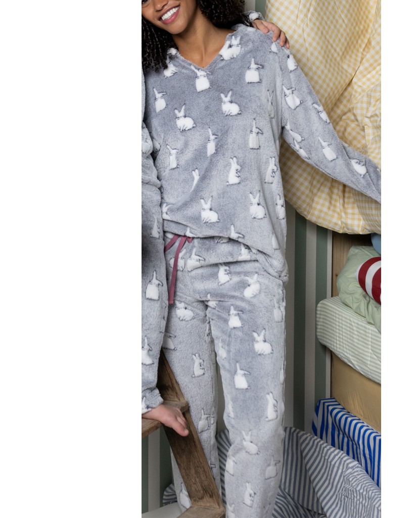 62615-0 PIJAMA COREL BUNNIES ON THE MOON MOD Admas