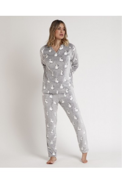 62615-0 PIJAMA COREL BUNNIES ON THE MOON MOD Admas