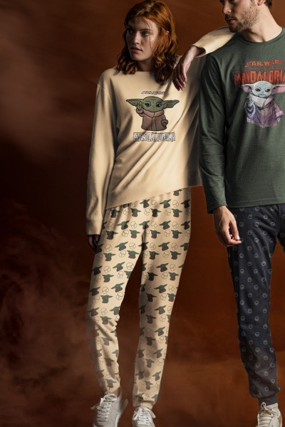60499-0 PIJAMA MUJER CUTE BABY YODA Admas