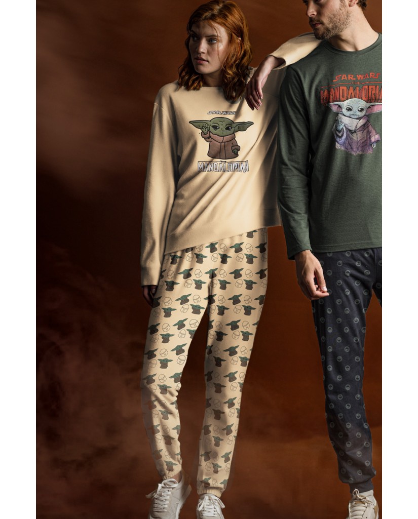 60499-0 PIJAMA MUJER CUTE BABY YODA Admas