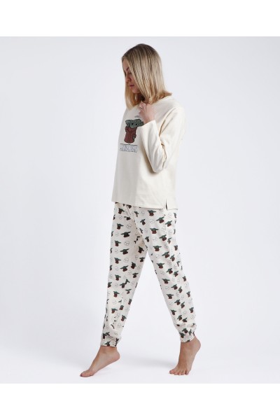 60499-0 PIJAMA MUJER CUTE BABY YODA Admas
