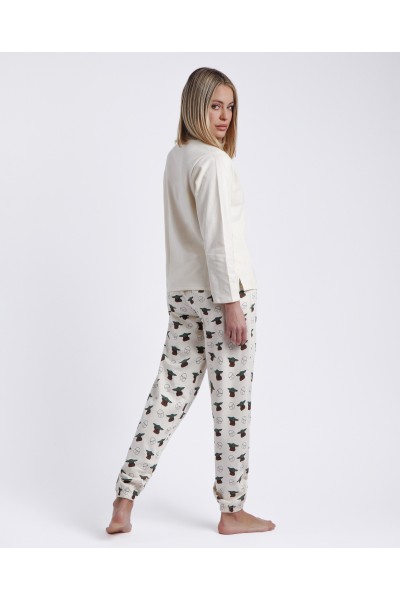 60499-0 PIJAMA MUJER CUTE BABY YODA Admas