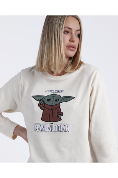 60499-0 PIJAMA MUJER CUTE BABY YODA Admas