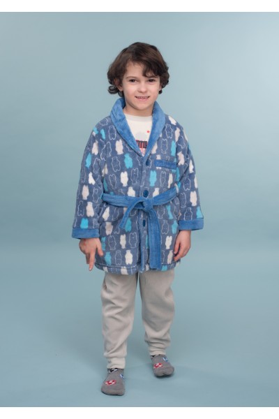 DA21163 Bata infantil niño coralina- Don Algodón