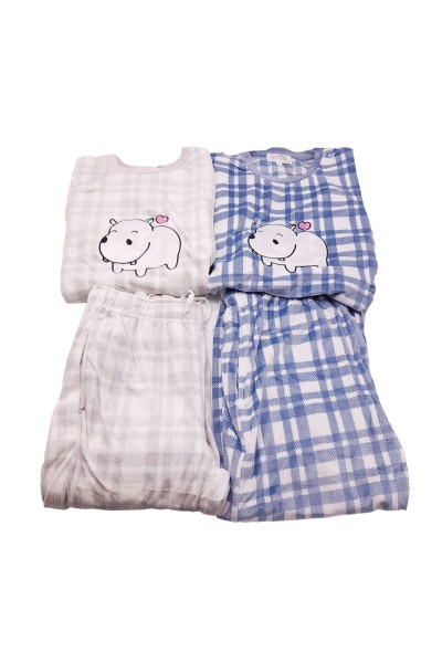 MV03-23 Pijama mujer terciopelo vaquita