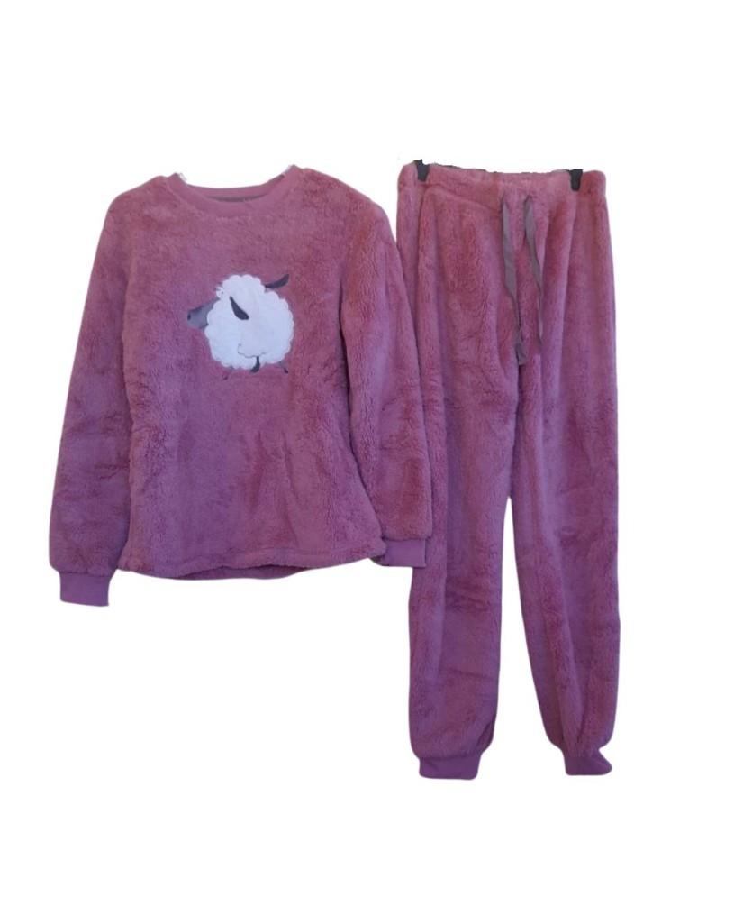 D640-24 Pijama mujer coralina Ovejita-40 Grados