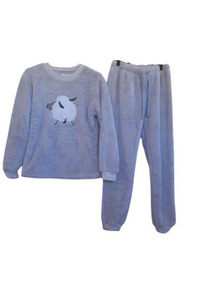 D640-24 Pijama mujer coralina Ovejita-40 Grados