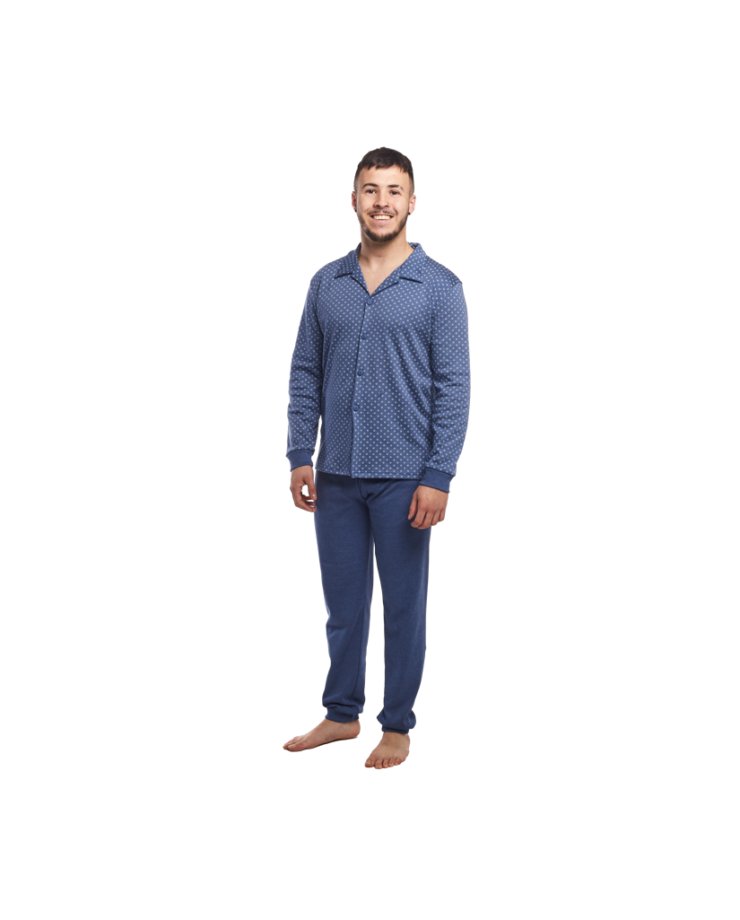 83912 PIJAMA CABALLERO ABIERTO TOPITOS-Moon dreams