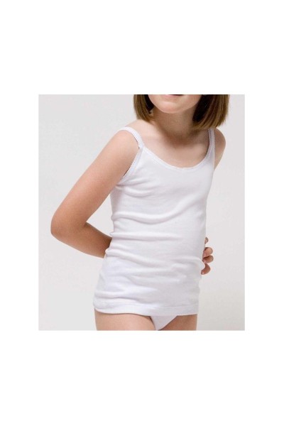 4201A CAMISETA NIÑA TIRANTE FINO CANALE 1X1 ALEVIN