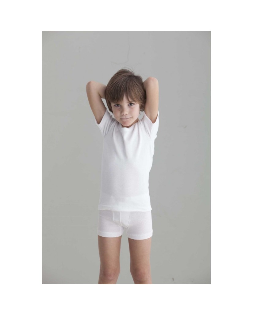 8005 CAMISETA INFANTIL FELPA M/C