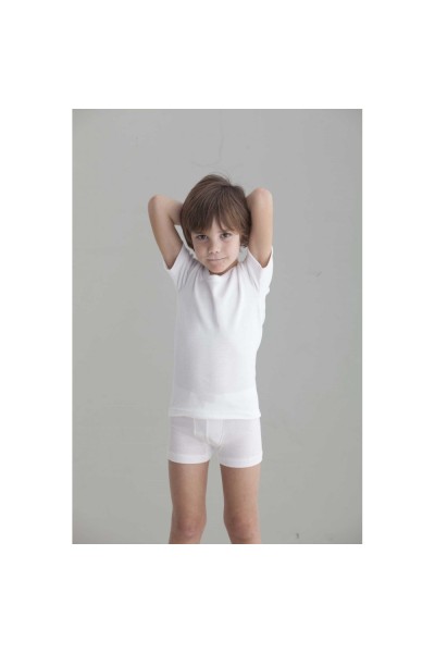 8005 CAMISETA INFANTIL FELPA M/C