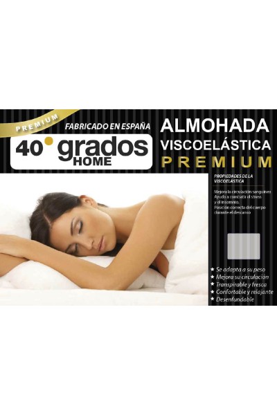 VISCO ALMOHADA VISCOELASTICA 40 GRADOS