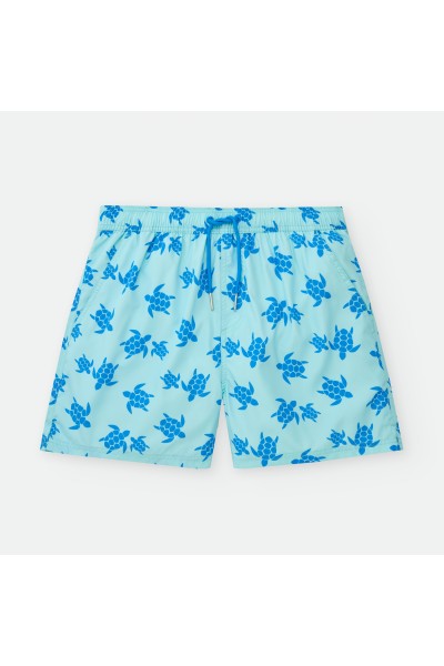 A9061-00YLM Bañador hombre azul tortugas