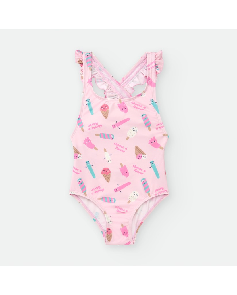 9010-02YLM BAÑADOR NIÑA HELADOS