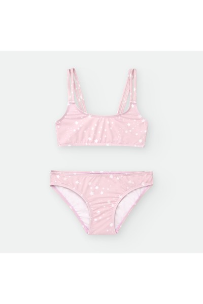 9030-07YLM TOP BIKINI NIÑA ESTRELLAS