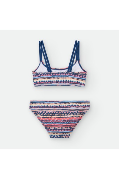 9030-08YLM TOP BIKINI NIÑA AZTECA