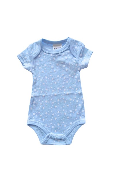DXB-S-512 Body bebé manga corta con estrellas