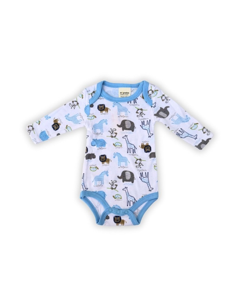 DX-L-509 Body bebé manga larga zoo