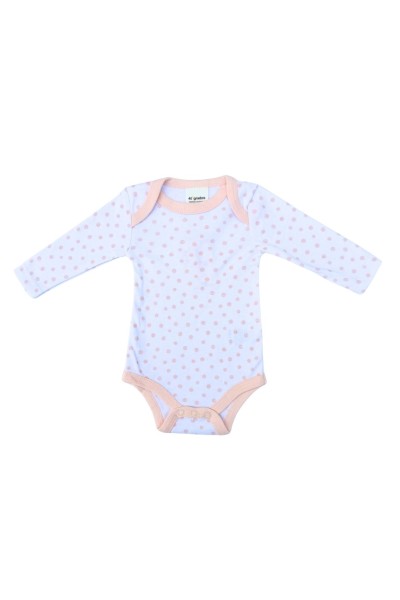 DXG-L-513 Body bebé manga larga con puntos