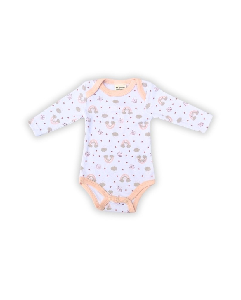 DXG-L-517 Body bebé manga larga nubes