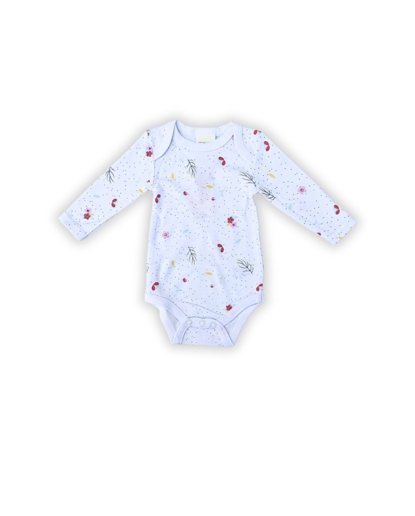 DXG-L-519 Body bebé manga larga con flores