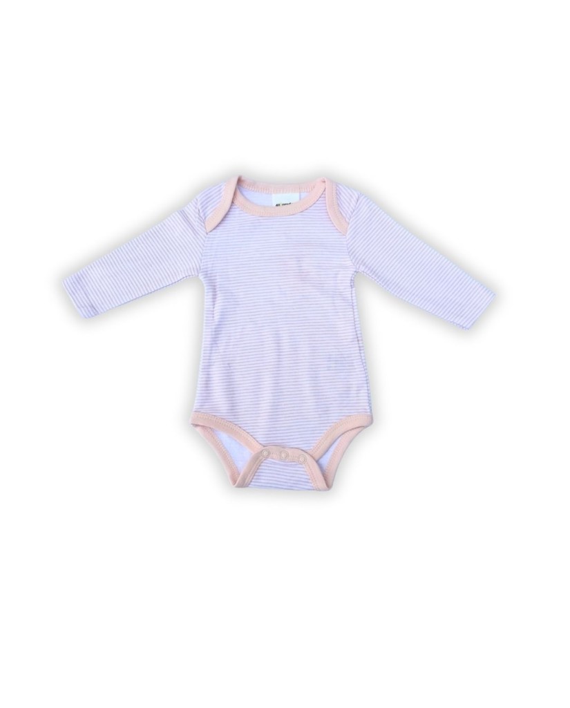 DXG-L-521 Body bebé manga larga con rayas