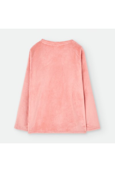 6466-A PIJAMA MUJER CORAL NUBE