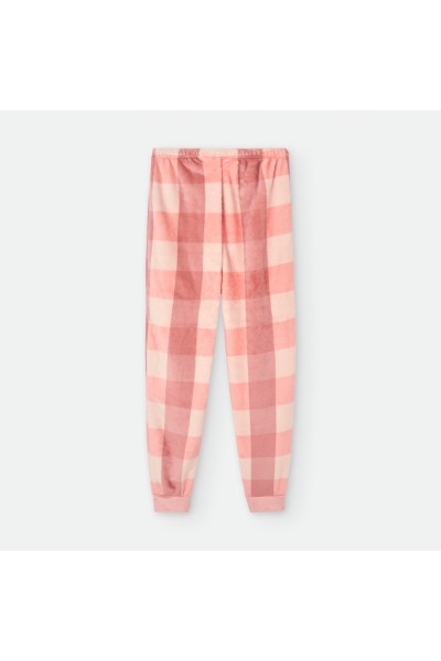 6466-A PIJAMA MUJER CORAL NUBE