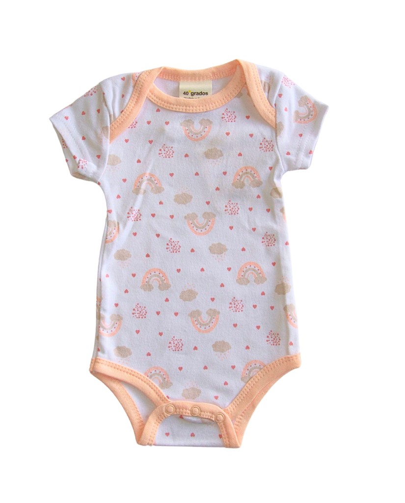 DXG-S-516 Body bebé manga corta arcoiris