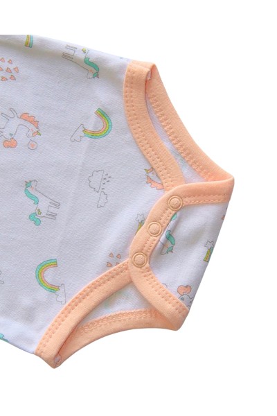 DXG-S-518 Body bebé manga corta nubes