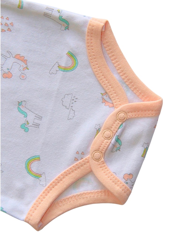DXG-S-518 Body bebé manga corta nubes