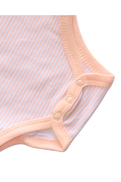 DXG-S-522 Body bebé manga corta con rayas