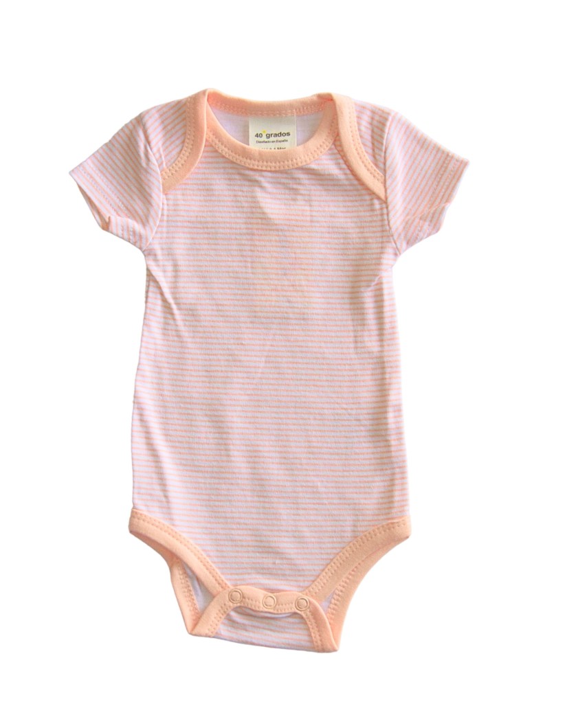 DXG-S-522 Body bebé manga corta con rayas