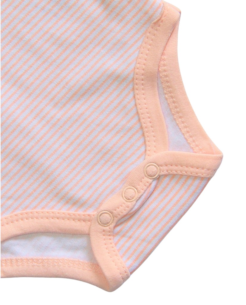 DXG-V-553 Body bebé tirantes con rayas