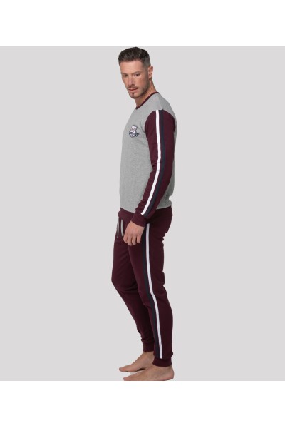 A0CHG PIJAMA HOMBRE ALGODÓN ABANDERADO