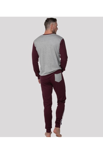 A0CHG PIJAMA HOMBRE ALGODÓN ABANDERADO