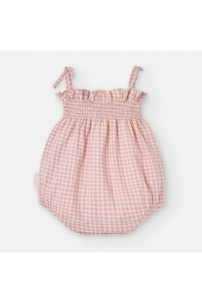 170-02 RANITA BEBÉ TIRANTES VICHY ROSA