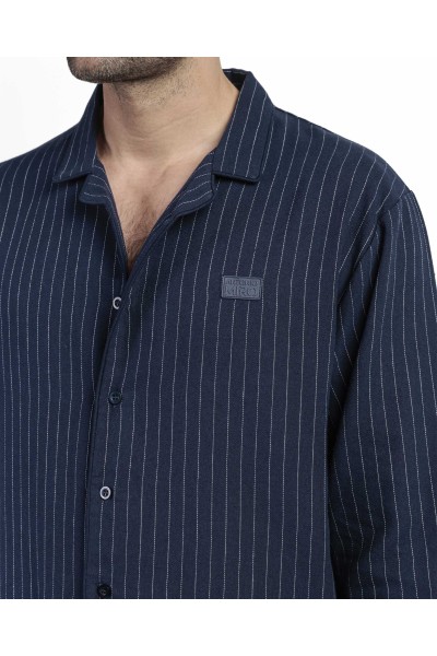 63187-0 PIJAMA ABIERTO MIRO STRIPES Admas