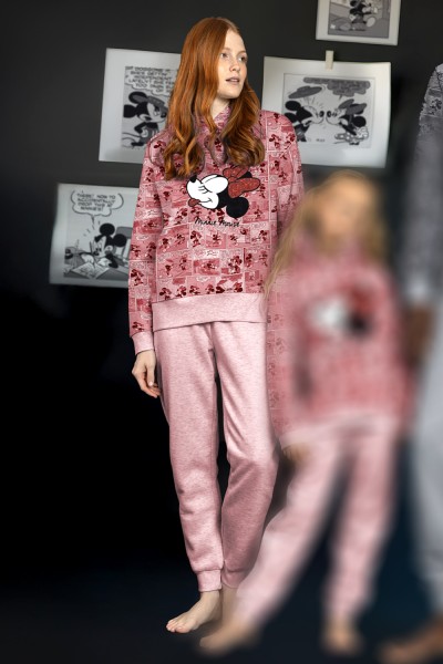 63324-0 PIJAMA MUJER CAPUCHA MINNIE GEN Z Admas