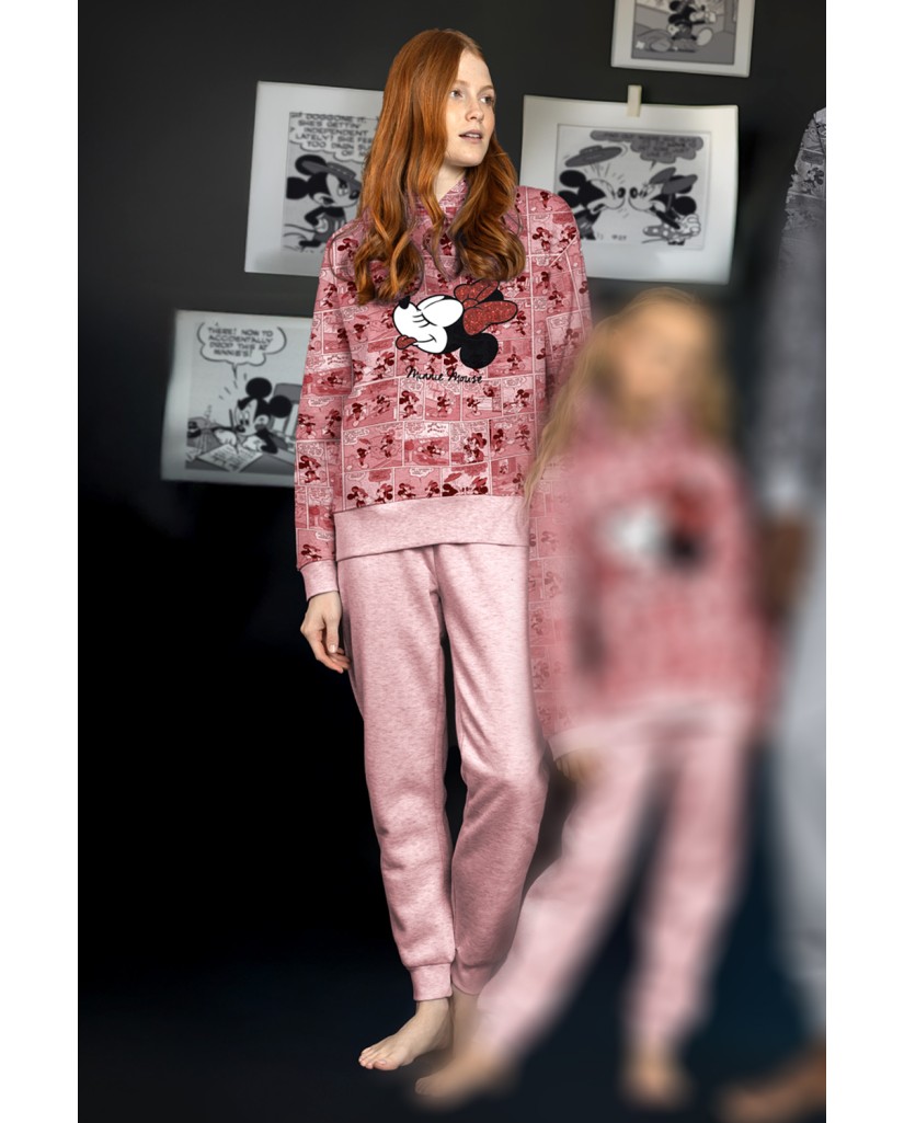 63324-0 PIJAMA MUJER CAPUCHA MINNIE GEN Z Admas