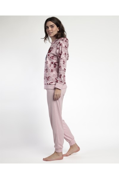 63324-0 PIJAMA MUJER CAPUCHA MINNIE GEN Z Admas