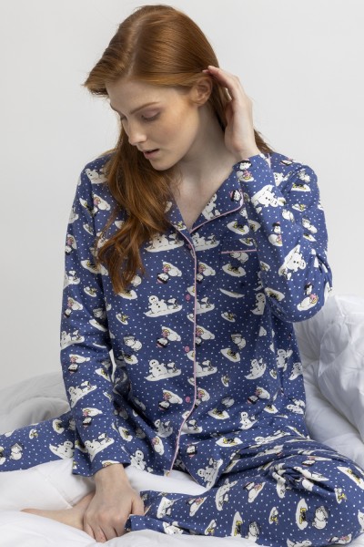 63419-0 PIJAMA ABIERTO SNOW DRIFT Admas