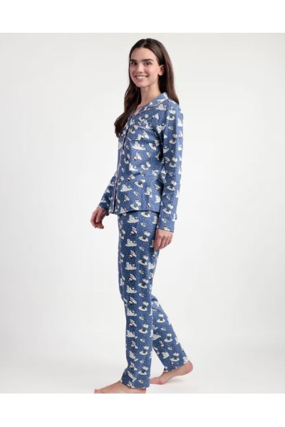 63419-0 PIJAMA ABIERTO SNOW DRIFT Admas