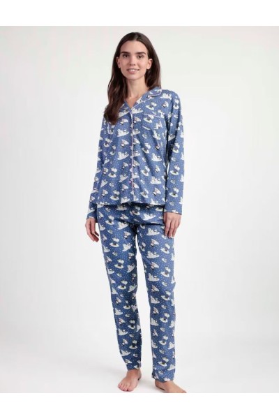 63419-0 PIJAMA ABIERTO SNOW DRIFT Admas