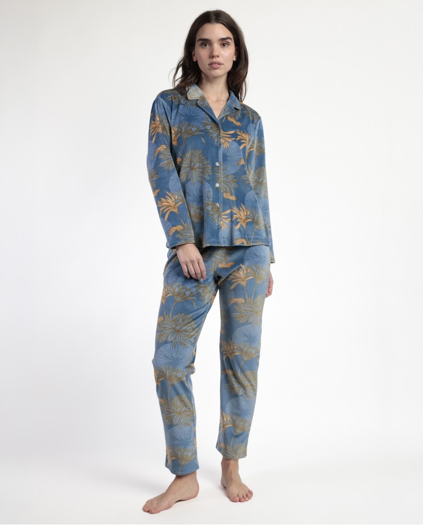 63640-0 PIJAMA MUJER ABIERTO ORIENTAL Admas