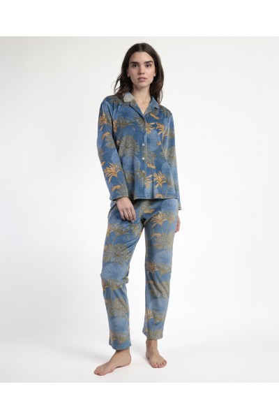63640-0 PIJAMA MUJER ABIERTO ORIENTAL Admas