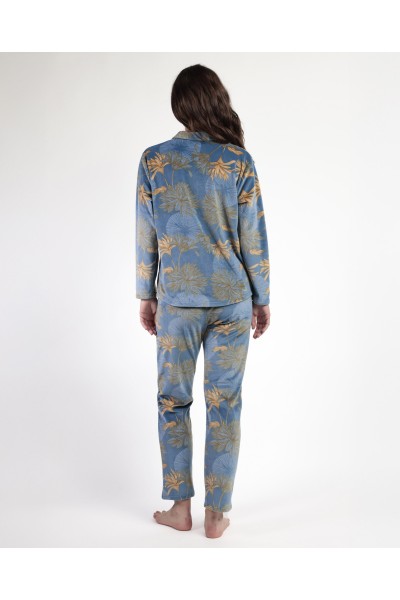 63640-0 PIJAMA MUJER ABIERTO ORIENTAL Admas