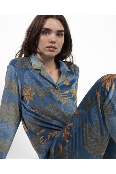 63640-0 PIJAMA MUJER ABIERTO ORIENTAL Admas