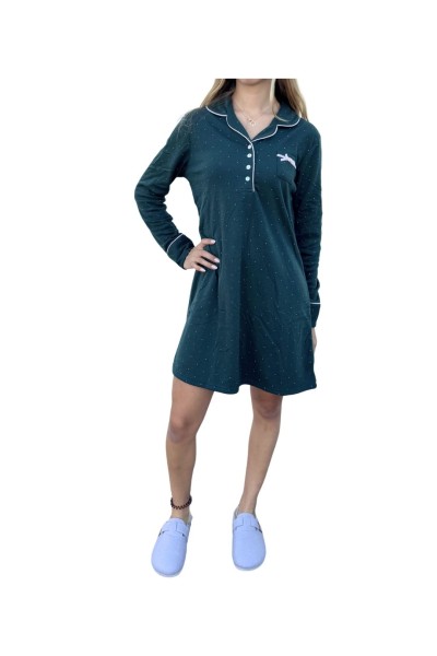 C38 CAMISÓN ALGODÓN AFELPADO TALLA ESPECIAL MUJER